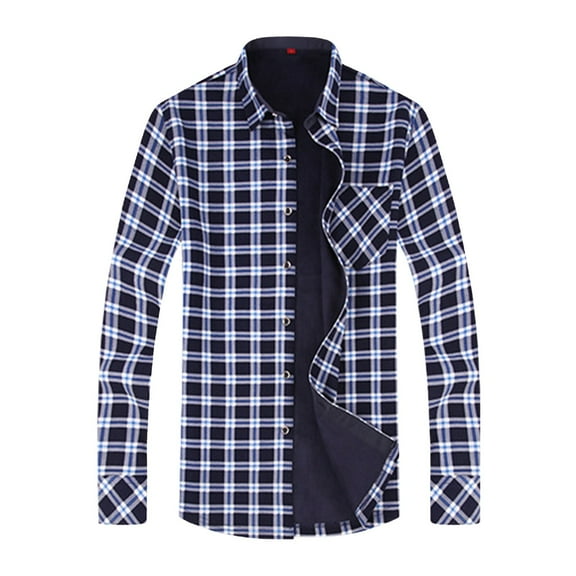 Gubotare Flannel Shirt For Men Men's Western Two Pockets Work Pearl Snap Button Up Casual Cowboy Plaid/Solid Long Sleeve Shirts,T XXL