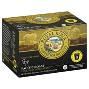 Royal Kona Coffee Roy's Pacific Roast, Medium-Dark, Single-Serve Coffee Pods - 12 Count Box