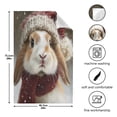 thumbnail image 3 of Kitchen Towel 28x18 Inches x6，Plate Towel, Decorative Towel, Napkin, Tea Towel Tea Towels For Kitchen Dish Cloths & Dish Towels Cute Christmas Rabbit, 3 of 7