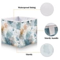 thumbnail image 3 of Foldable Fabric Storage Bin Home Cubes Clothing Organizer Bins Large Collapsible Box Basket for Home Organizer Watercolor Ink Splashes Pattern, 3 of 7