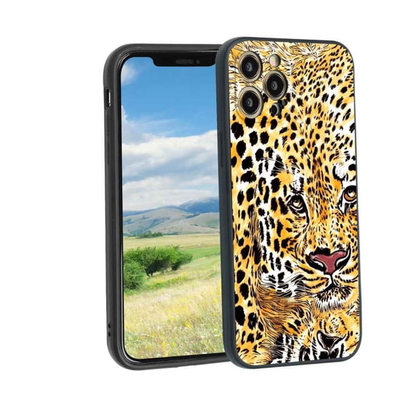 Compatible with iPhone 12 Pro Max Phone Case, Animal Print jpg Case Men Women, Flexible Silicone Shockproof Case for iPhone 12 Pro Max