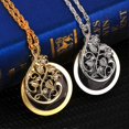 thumbnail image 2 of Necklace Magnifier Leaf Flower Pendant Hollow 4.5x Hanging Magnifying Glass For Decorating Clothes Qinhai, 2 of 5