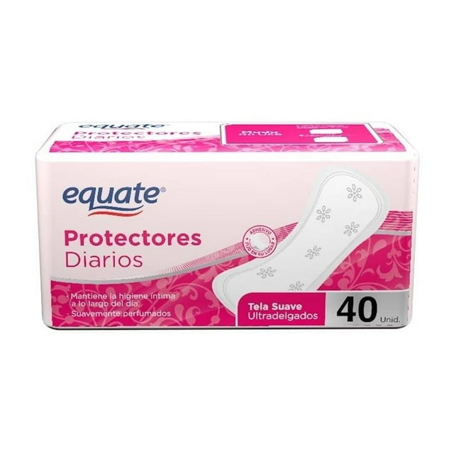 Protectores diarios Equate ultradelgados 40 piezas