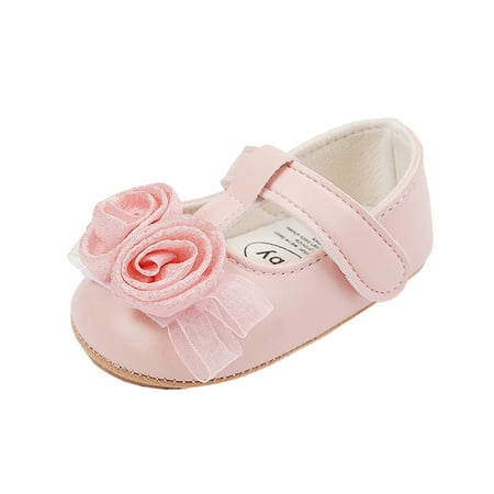 

Larisalt Shoes For Girls Baby Girls Boys Sneakers Soft Sole Baby First Walker Crib Shoes Red