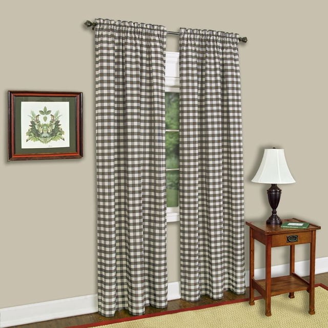 Buffalo Check Panel - 42x84 - Taupe