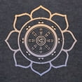 thumbnail image 3 of CafePress - Dharma Wheel With Lotus Flowe Long Sleeve T Shirt - Mens Hooded Shirt, 3 of 3
