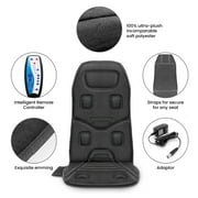 COMFIER Motors Massage Seat Cushion with 3 Level Heating Pad, Back Massager Chair Pad, Fathers Day Gifts