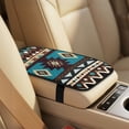 thumbnail image 4 of Xixirimido Car Seat Covers for Front Seats 5Pcs Car Accessories with Seat Belt Covers & Center Console Cover Universal Fit for SUVs,Vans,Trucks,Sedans, Native Ethnic Tribal Geometric, 4 of 8