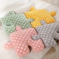 thumbnail image 3 of Irregular Puzzle Cushions, Polka Dot , Plush  That Can Be Used for Games, Sofa Bed Decorations Gray, 3 of 8