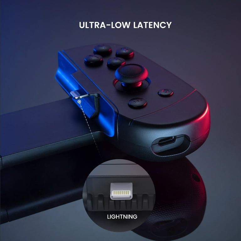  leadjoy M1B Mobile Game Controller for iPhone - Play Xbox,  GeForceNOW, Genshin Impact, Diablo Immortal, Call of Duty, Apex-  Passthrough Charging- Ultra Low Latency : Video Games