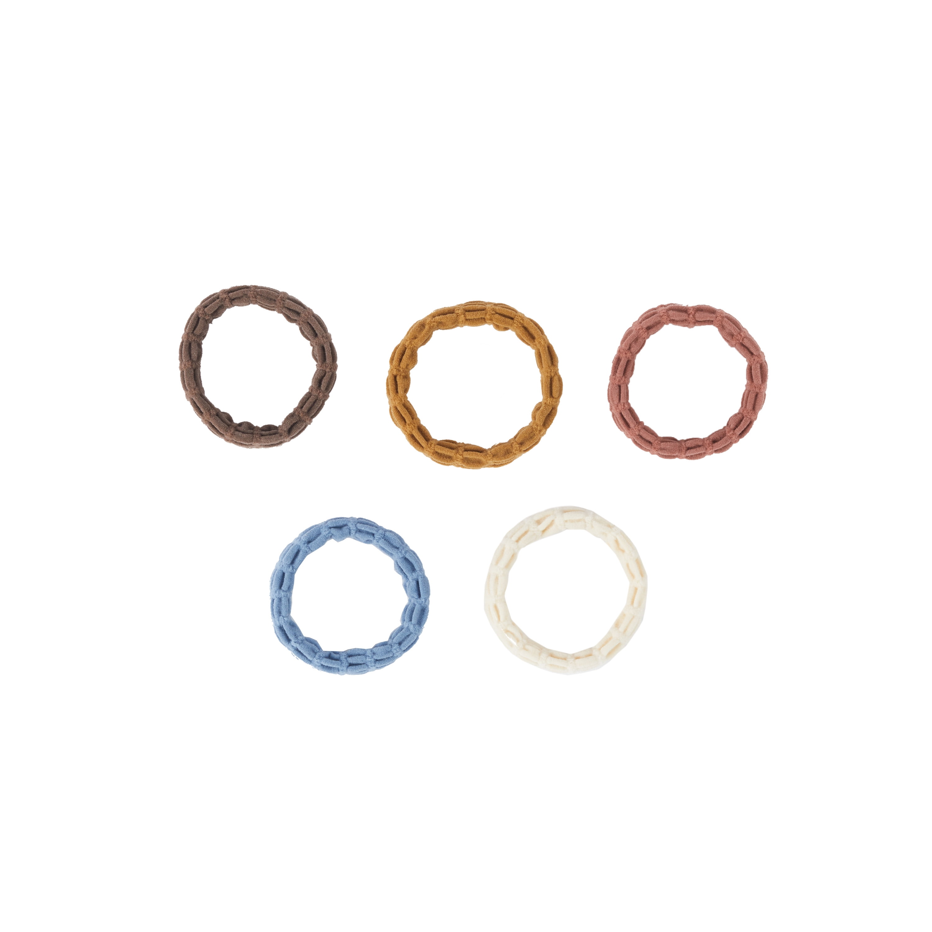 Hairitage Mesh Hair Ties – Fall colors, 5PC