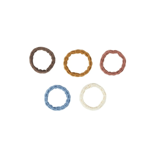 Hairitage Mesh Hair Ties Fall colors, 5PC