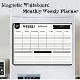 thumbnail image 3 of A3 Size Magnetic Monthly Weekly Planner Dry Erase Whiteboard Calendar Table Blackboard Fridge Sticker Message Board Menu, 3 of 10