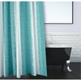 thumbnail image 3 of Simply Daisy 70" W x 73" H Sea Lines Stripe Print Polyester Shower Curtain, Lake Blue, 3 of 3
