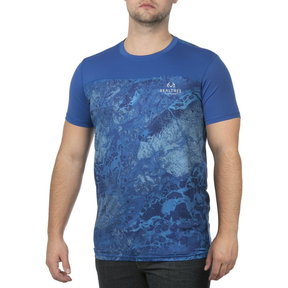 Realtree Wav3 Men's Short Sleeve Performance Fishing Tee