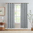 thumbnail image 4 of shyuyusa Thickened Jacquard Shading Curtain, Textured Woven Window Drape for Home Interior, 4 of 6