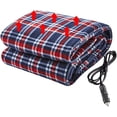 thumbnail image 2 of Big Hippo Electric Car Blanket, Heated 12-Volt Polar Fleece Electric Blanket Travel Throw for Car, Truck, SUV, RV - Great for Winter, Home, Road Trip and Camping Use (58"x41"), 2 of 4