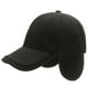 thumbnail image 2 of Gorro de hombre de mediana edad, gorra de béisbol de lana de invierno, gorro cálido para exteriores, gorro de pato para mediana edad y ancianos, gorro de algodón para padre de otoño e invierno, 2 of 5
