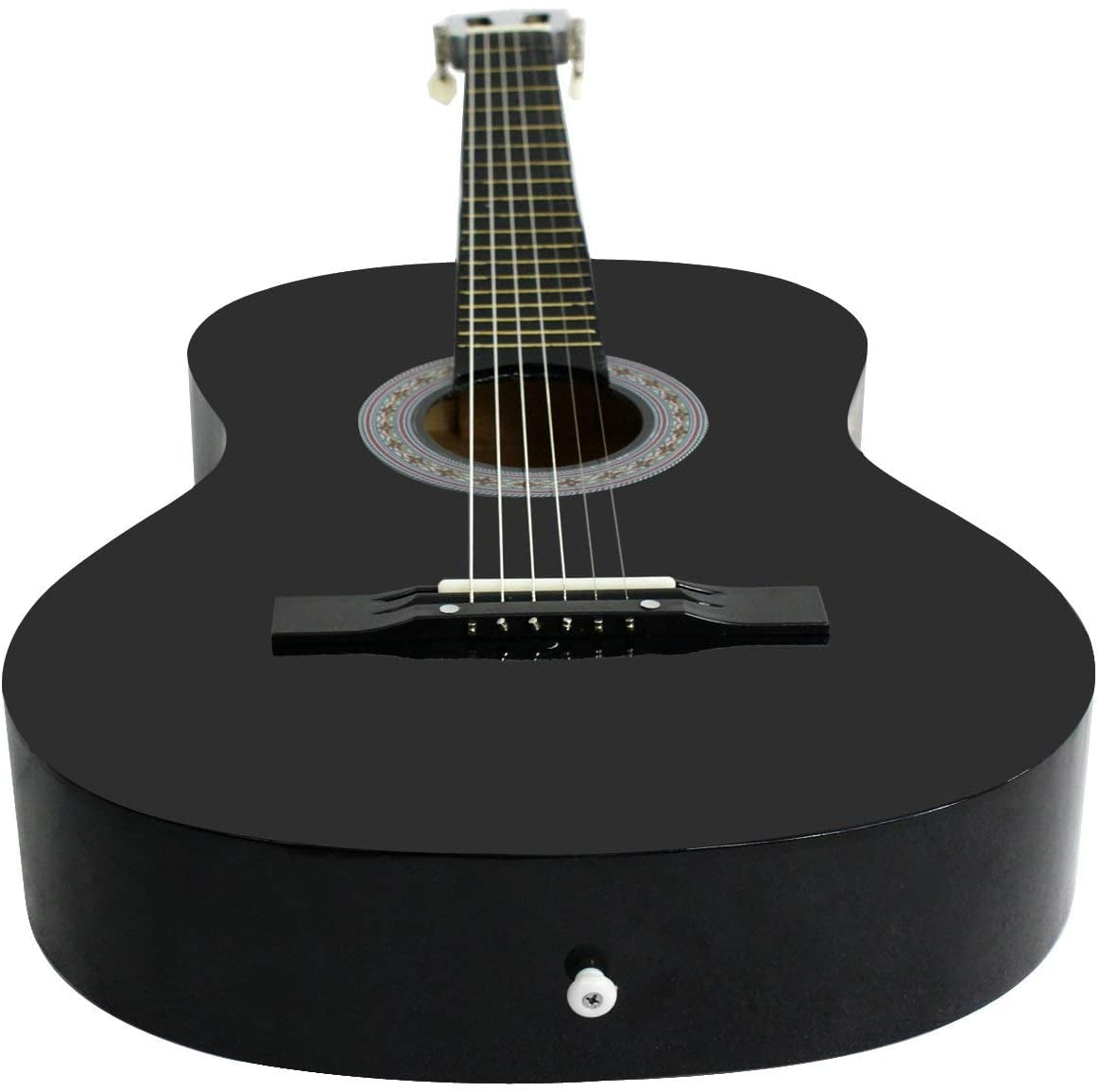 ANHXN  Acoustic Guitar w/Gig Bag Strap Pitch Pipe Extra Strings Set Pick for Kids Beginners Starter Youths Students Right-handed