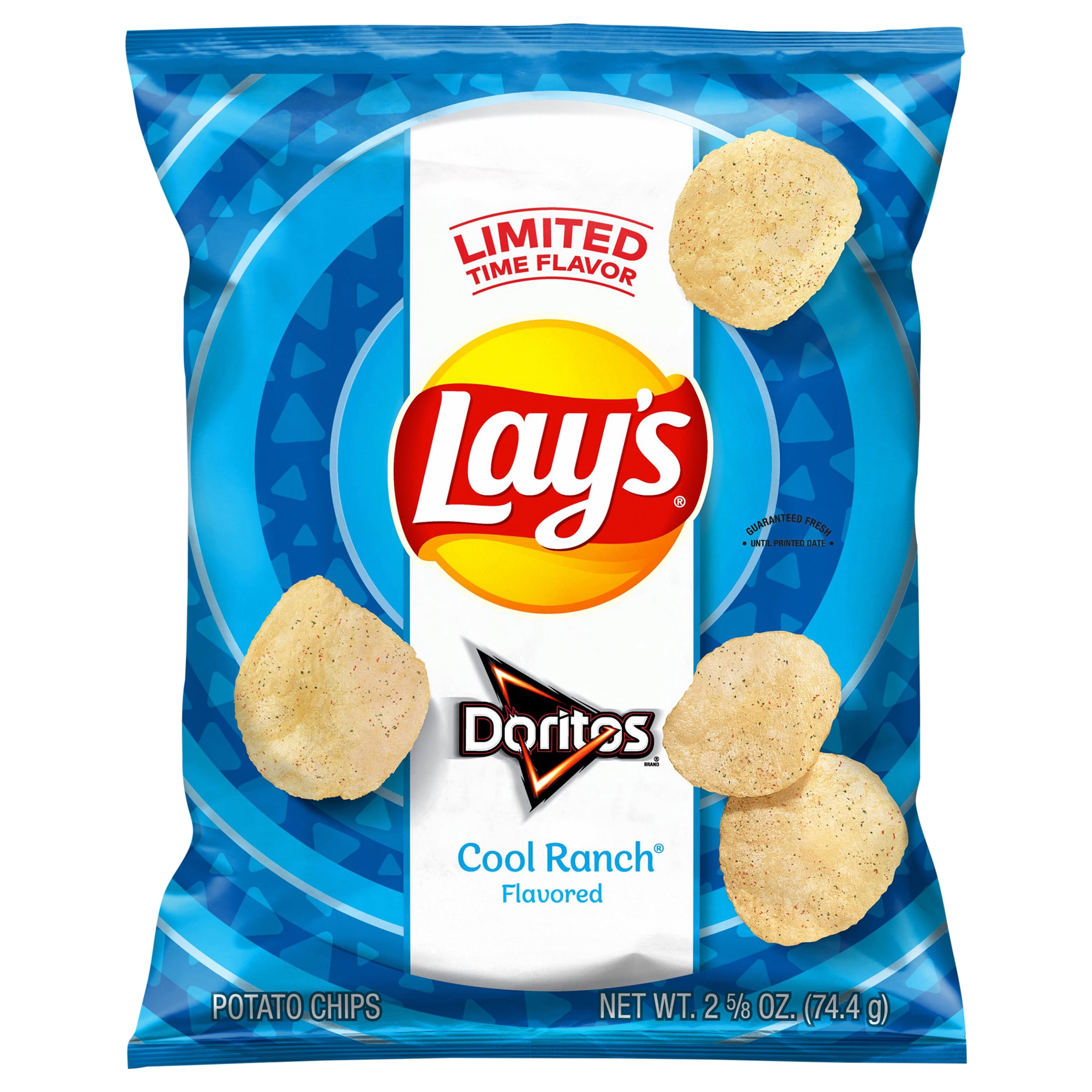 Doritos, Cool Ranch Flavored Tortilla Chip Snack Chips, 2.625oz Bag