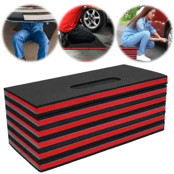 Mechanic Work Mat Foam Kneeling Pad Foldable 114.5 x 39.7 x 2.67 cm EVA Foam Kneeling Mat for Workout Garage Gardening Camping Picnic