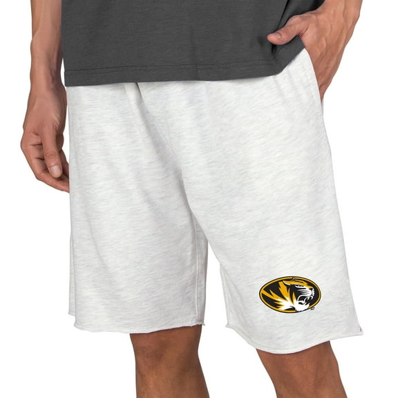 Men's Concepts Sport Oatmeal Missouri Tigers Mainstream Tri-Blend Shorts