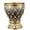 Gold, variant on POYOGA Metal Shot Glass with Crystal Pattern Geometric Pattern Alloy Wine Goblet