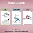 thumbnail image 2 of Merka Tarjetas didácticas de pose de yoga: sus mejores accesorios de yoga para principiantes y maestros Baraja de 50 tarjetas de yoga para hombres, mujeres y niños; Guía completa de posturas y secuenc, 2 of 5