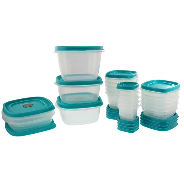 Rubbermaid Easy Find Vented Lids Food Storage Containers, Set of 20 (40
