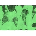 thumbnail image 1 of Ahgly Company Indoor Rectangle Abstract Emerald Green Modern Area Rugs, 2' x 4', 1 of 4