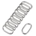 thumbnail image 1 of Unique Bargains 32x15mm Oval Buckles Iron Electroplating Silver Tone 20 Pack, 1 of 4