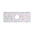 thumbnail image 2 of Faucet Mat for Kitchen Sink 15'' Sink Splash Guard Mat Super Absorbent Fast Drying Drain Pad Cinnamoroll Flying in Sky, 2 of 9
