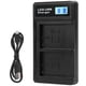 thumbnail image 2 of Cargador de Batería de Cámara, Cargador de Batería de Pantalla Lcd, Interfaz USB Portátil para la Cámara de la Cámarae Fotografía de Banco de Energía Al Aire Libre, 2 of 7