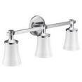 thumbnail image 3 of Moen YB0363 Brushed gold three globe bath light, 3 of 4