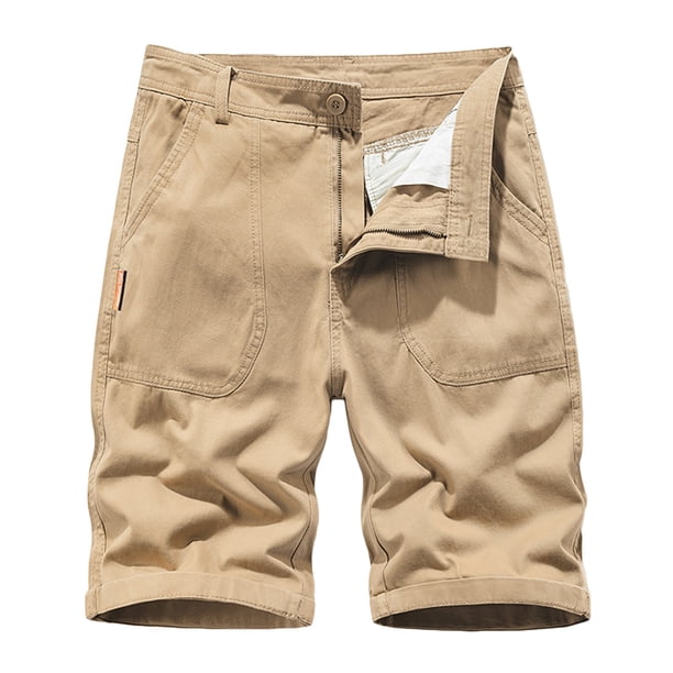 pstuiky Pantalones cortos para hombre, Pantalones cortos deportivos de verano para hombre, holgados, con múltiples bolsillos y corte holgado. Pantalones cortos de golf