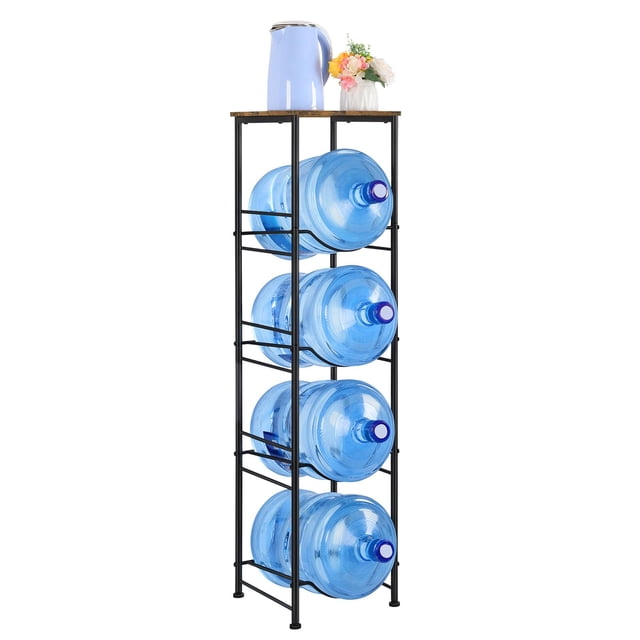 Organizador de Porta Botellas de Agua ETELI para Garrafón de 5 Galones con 4 Niveles