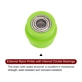 thumbnail image 4 of Unique Bargains 10mm Chain Roller Pulley Tensioner Wheel Guide Convex Type for Bike Sliding Door Green, 4 of 6