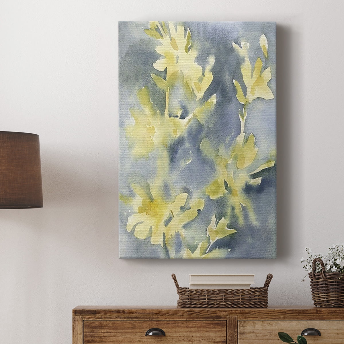 Forsythia Blooms II Premium Gallery Wrapped Canvas - Ready to Hang