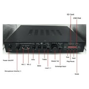 4000W 5 Channal Stereo AV Power 5CH Car Subwoofer Speakers LED Digital Amplifier For ,Efficient Heatsink