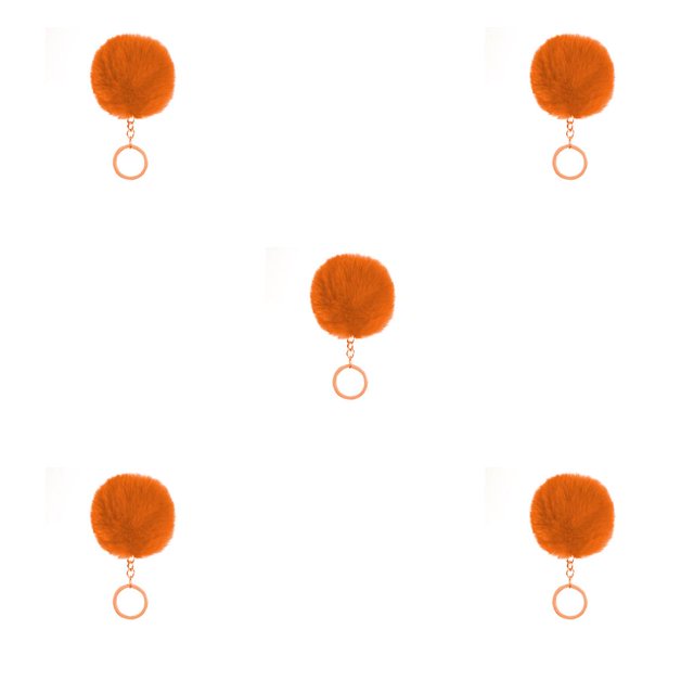 Bewildely Llavero colgante portátil pequeños llaveros convenientes adorables llaveros mujeres para niños adultos ancianos estudiantes naranja 6cm Type2 NO2 Bewildely CBP334335