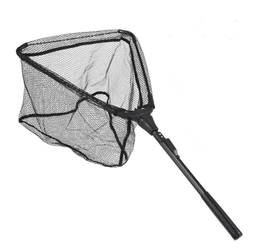 Collapsible Fishing Net Foldable Aluminum Long Handle Telescopic Fish Landing 