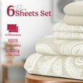 thumbnail image 3 of Deep Pocket 6 Piece Bed Sheet Set 1800 Series Microfiber Comfort  Sheets, 3 of 16
