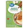 Great Value Apples & Cinnamon Instant Oatmeal, 1.23 oz, 8 Count