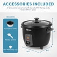thumbnail image 4 of Hervidor de arroz y cereales Aroma Housewares ARC-363NGB 1,5 L, 4 of 7