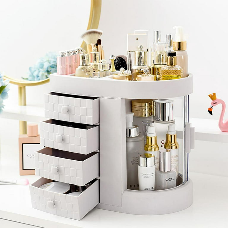  bealy Makeup Organizer with Stackable Drawers, Bathroom Vanity  Organizers and Storage Cosmetic Organizer Countertop,Bathroom Countertop  Organizer for Cosmetics, Skin Care, Lipsticks : Beauty & Personal Care