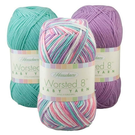Worsted Fiber - Herrschners Worsted 8 Baby Value Yarn Pack