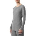 thumbnail image 5 of Fruit of the Loom Women's and Women's Plus Eversoft Waffle Thermal Top, 2-Pack, 5 of 10