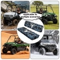 thumbnail image 5 of ZIATUBLES 2-Pack UTV Front Seat Covers with Dark Forest Deer Skull Print, Compatible with Kawasaki Mule 3000 3010, Washable Polyester Protective Cover, Fade & Wear Resistant, 5 of 8