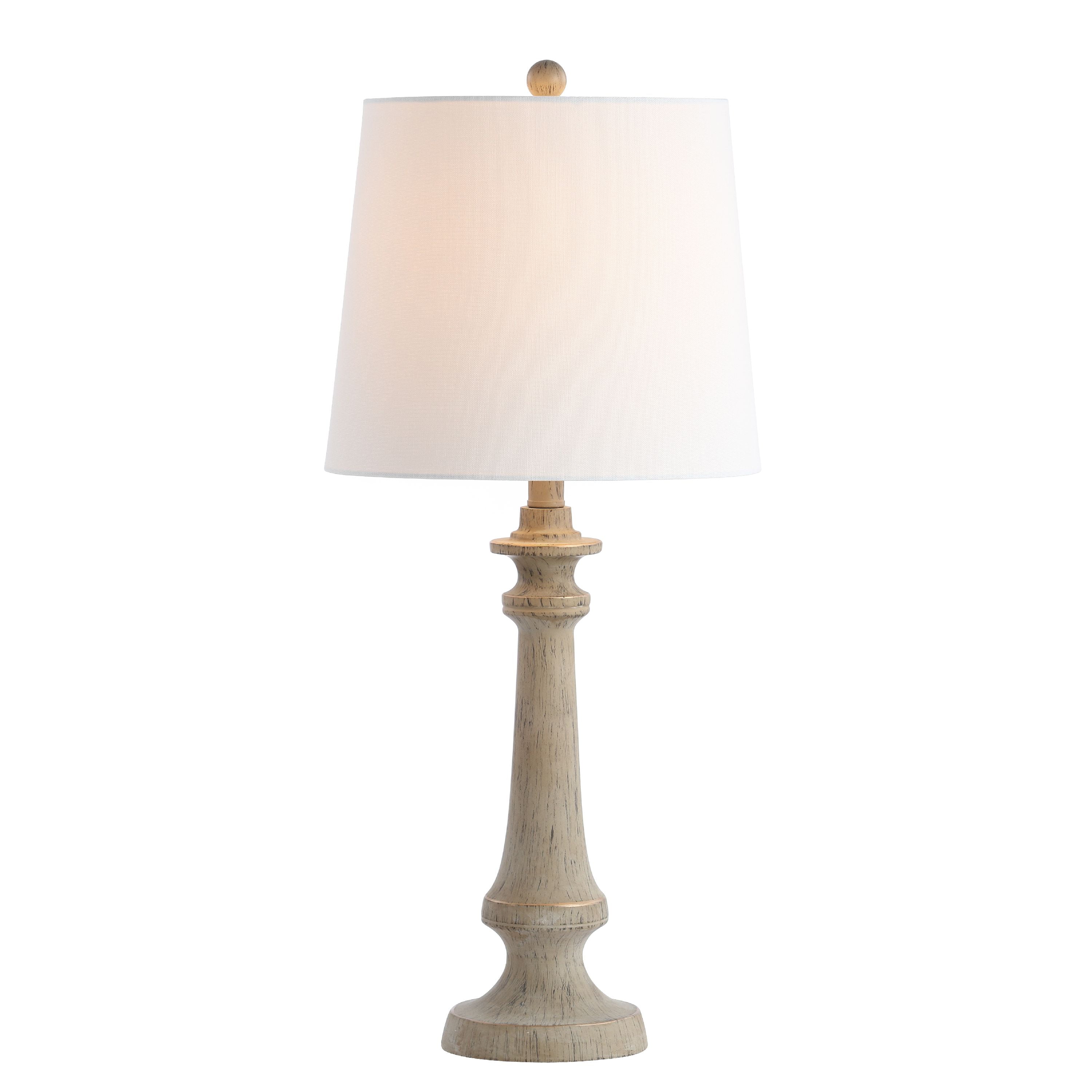 SAFAVIEH Rhett Traditional Rustic 28 in. H Table Lamp, Antique Brown