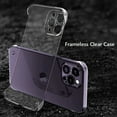 thumbnail image 1 of Frameless Magnetic For Magsafe Slim Case For iPhone 16 13 12 15 Pro Plus Max X XS Max XR Wireless Charging Hard Back Cover Transparent For iPhone 12 Pro, 1 of 6